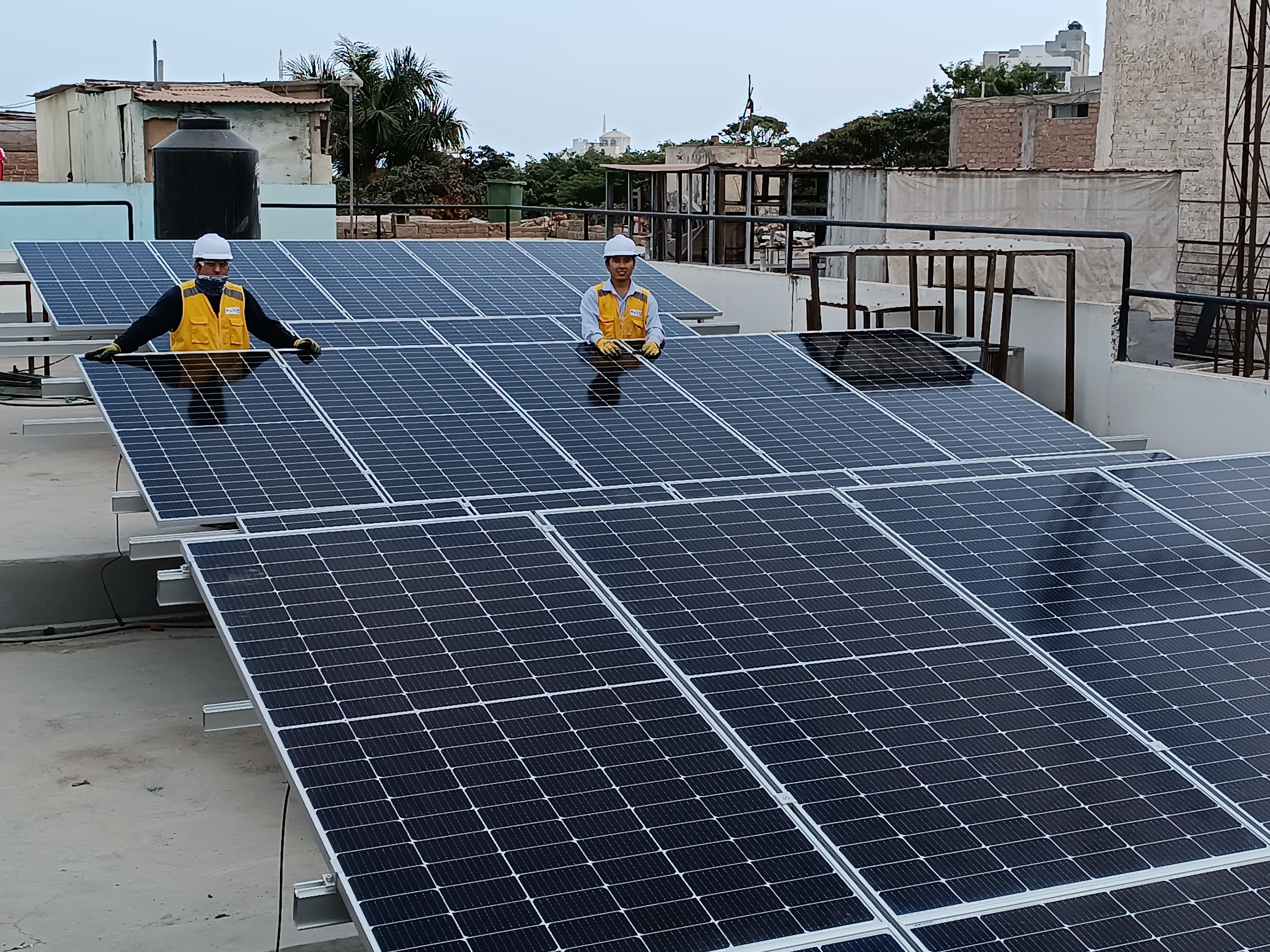 Arreglo fotovoltaico completo